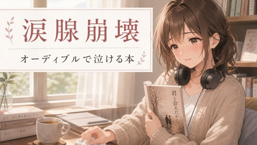 【涙腺崩壊】オーディブルで泣ける本｜喜多川泰『君と会えたから…』実体験レビュー＋感動の名作3選